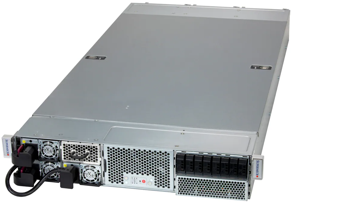 Сервер SuperMicro SYS-212GB-NR с 1x NVIDIA RTX PRO 6000 Server Edition 96GB и 4x 3.8TB E1.S NVMe PCIe5